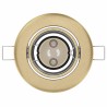 Spots encastrés 6 pcs Ronds GU10 Laiton Ø90 mm Acier 