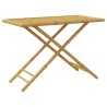 Table de jardin pliable 110x55x75 cm bambou 