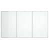 Tableau blanc magnétique pliable 120x80x1,7 cm aluminium 