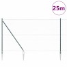 Ensemble de clôture 2 pièces Vert Métal 25 x 1.5 m Durable 