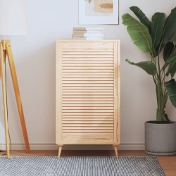 Porte d'armoire à persiennes 99,3x59,4 cm bois de pin massif 