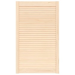 Porte d'armoire à persiennes 99,3x59,4 cm bois de pin massif 