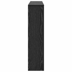 Couverture de Radiateur Chêne Noir 149x20x82 cm Bois Ingénierie 