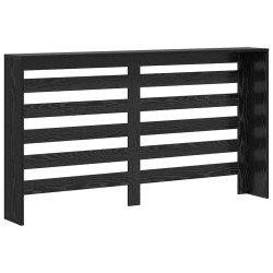 Couverture de Radiateur Chêne Noir 149x20x82 cm Bois Ingénierie 