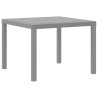 Ensemble salle à manger jardin 5 pcs Gris clair 