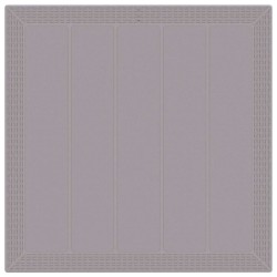 Ensemble salle à manger jardin 5 pcs Gris clair 