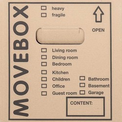 Boîtes de déménagement 20 pcs 59 x 31,5 x 31,5 cm Carton 
