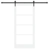 Porte coulissante avec kit de matériel 'ORKDAL'blanche 93x202 cm 