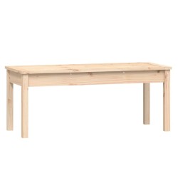 Banc de jardin 109x44x45 cm bois massif de pin 