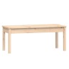 Banc de jardin 109x44x45 cm bois massif de pin 