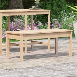 Banc de jardin 109x44x45 cm bois massif de pin 