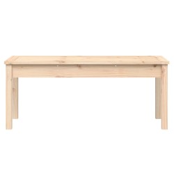 Banc de jardin 109x44x45 cm bois massif de pin 