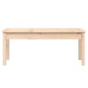 Banc de jardin 109x44x45 cm bois massif de pin 