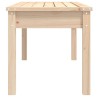 Banc de jardin 109x44x45 cm bois massif de pin 