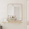 Miroir mural Doré 50x60 cm Rectangulaire 