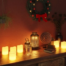 Bougies électriques à LED 24 pcs Blanc chaud 