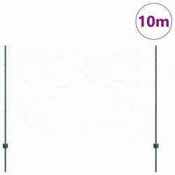Pots de Clôture 5 pcs U-Channel Vert 150 cm Acier 