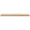 Appuis de fenêtre 2 pcs non traité 100x20x2cm bois chêne massif 