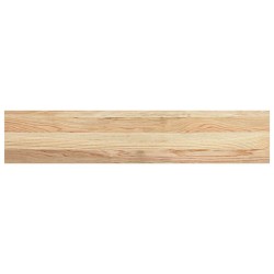 Appuis de fenêtre 2 pcs non traité 100x20x2cm bois chêne massif 