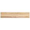 Appuis de fenêtre 2 pcs non traité 100x20x2cm bois chêne massif 