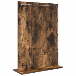 Miroir de vanity Chêne fumé Bois, Verre 70 x 50 x 18 cm Miroir 