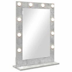 Miroir de vanité Gris béton Béton 70 x 50 x 18 cm Miroir 