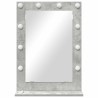 Miroir de vanité Gris béton Béton 70 x 50 x 18 cm Miroir 
