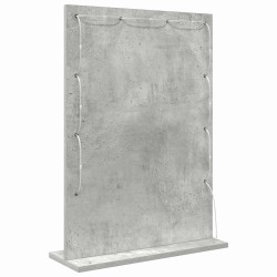 Miroir de vanité Gris béton Béton 70 x 50 x 18 cm Miroir 