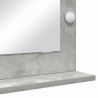 Miroir de vanité Gris béton Béton 70 x 50 x 18 cm Miroir 