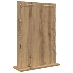 Miroir de Maquillage Chêne Artisanal Bois 70 x 50 x 18 cm 