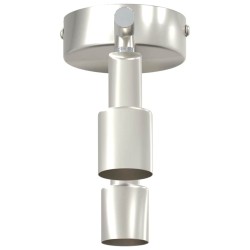 Projecteur plafond 2 voies réglables nickel brossé GU10 