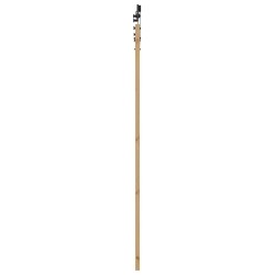 Porte coulissante avec kit de quincaillerie 83x211 cm Bois massif en pin 