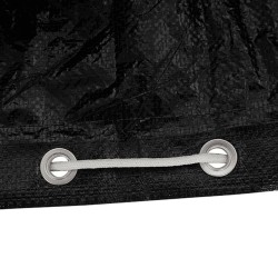 Housses pour meubles de jardin 2 pcs 10 œillets Ø260x90 cm rond 