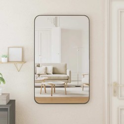 Miroir mural Noir 50x80 cm Rectangulaire 