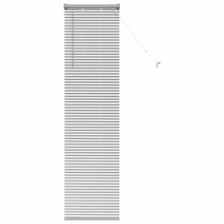 Store de Fenêtre avec des rideaux Argenté 80 x 130 cm Aluminium 