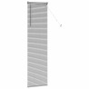 Store de Fenêtre avec des rideaux Argenté 80 x 130 cm Aluminium 