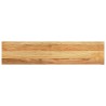 Appuis de fenêtre 2 pcs marron clair bois de chêne massif 