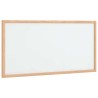 Tableau blanc magnétique avec cadre bois de pin massif 60x30 cm 