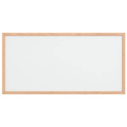 Tableau blanc magnétique avec cadre bois de pin massif 60x30 cm 