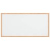 Tableau blanc magnétique avec cadre bois de pin massif 60x30 cm 