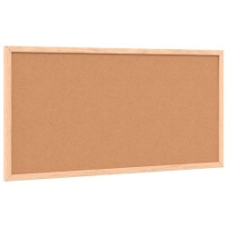 Tableau blanc magnétique avec cadre bois de pin massif 60x30 cm 