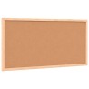 Tableau blanc magnétique avec cadre bois de pin massif 60x30 cm 