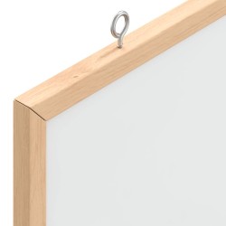 Tableau blanc magnétique avec cadre bois de pin massif 60x30 cm 