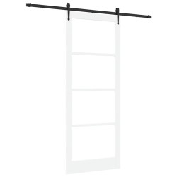 Porte coulissante avec ensemble quincaillerie 'ORKDAL'blanche 93x232 cm 