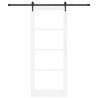 Porte coulissante avec ensemble quincaillerie 'ORKDAL'blanche 93x232 cm 