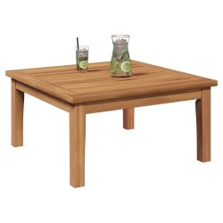 Table de Jardin 60x60x30 cm Bois Massif Teck 