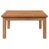 Table de Jardin 60x60x30 cm Bois Massif Teck 