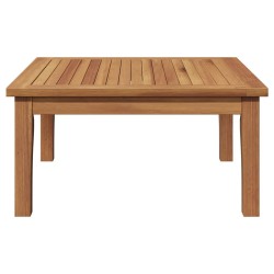 Table de Jardin 60x60x30 cm Bois Massif Teck 