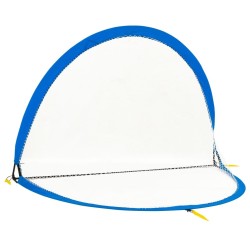 Buts de football pour enfant avec sac 2 pcs 183x117,5x120,5 cm 