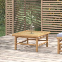 Table de jardin 65x55x30 cm bambou 